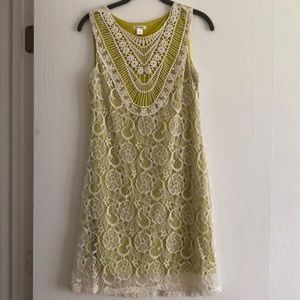 ⭐️Lace Overlay Dress